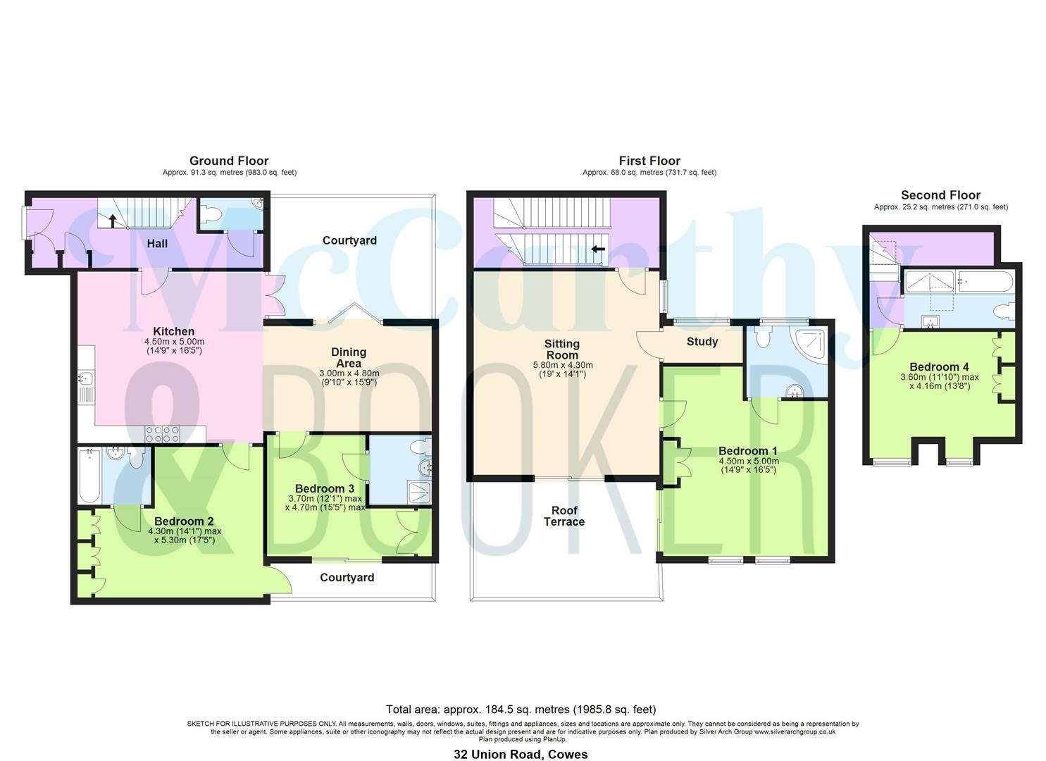 HIDDEN AND SECLUDED IN OLD TOWN COWES - Union Road, Cowes floorplan